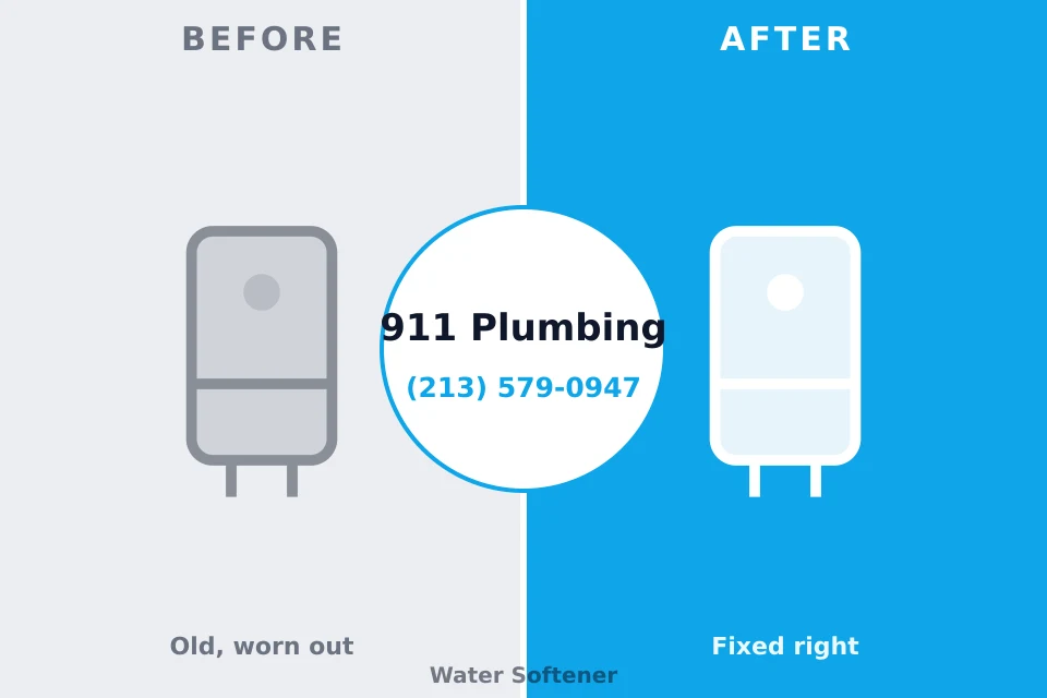 Before and after: plumbing company Pine Air, FL